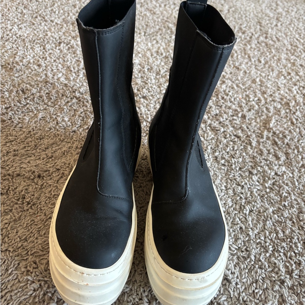 Rick Owens dark shady Platform Boots